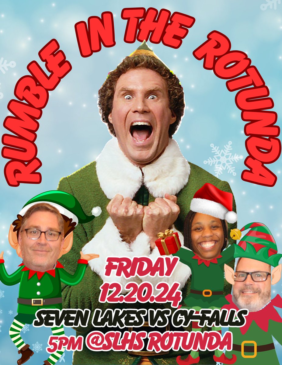 Holiday Break doesn’t start until after The Rumble in the Rotunda!