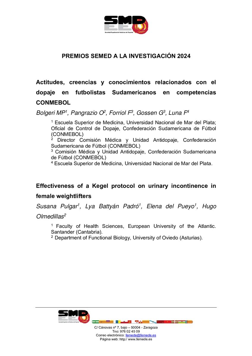 IMEDUCV Alto Rendimiento deportivo tweet media
