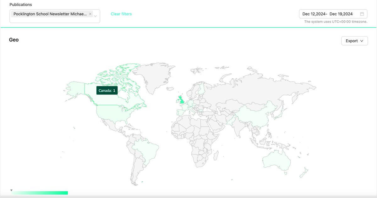 It's amazing to see how wide our international community stretches through our end of term newsletter read stats over the last few days. Special shoutout to our 1 Canadian reader too! #GlobalCommunity #Newsletter joom.ag/1N7d