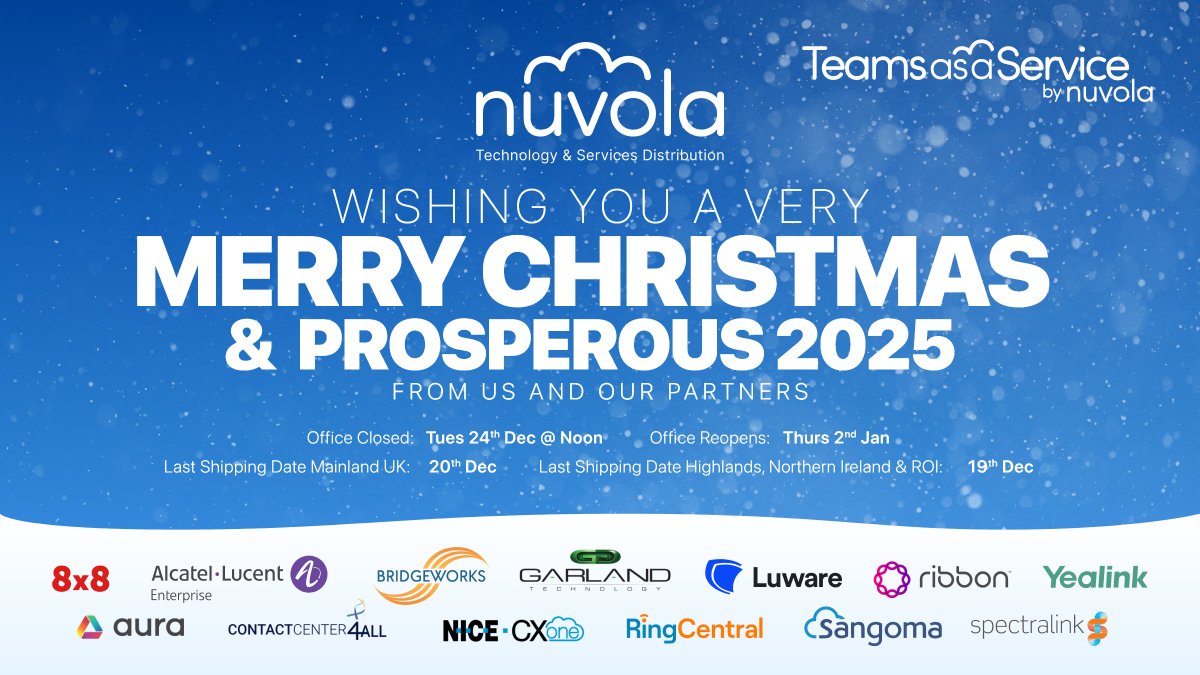 🎄✨ Watch Our Christmas Message here -  lnkd.in/gauxVnqS 

We couldn’t have achieved this without the exceptional support of our #channelpartners, so thank you for your unwavering support and collaboration. 

We wish you all a very Merry Christmas and a Happy New Year! 🎄