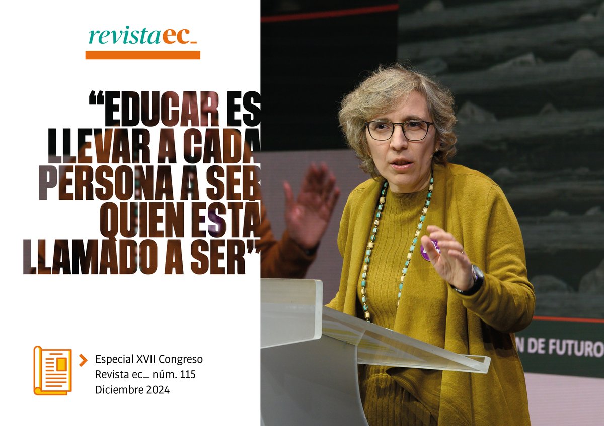En #EducarConVisiónEC <a href="/beblanrub/">Belén Blanco</a> afirmó que "educar es llevar a cada persona a ser quien está llamado a ser". Descubre el resumen de su ponencia en "SerEstarEducar en issuu.com/escuelascatoli…