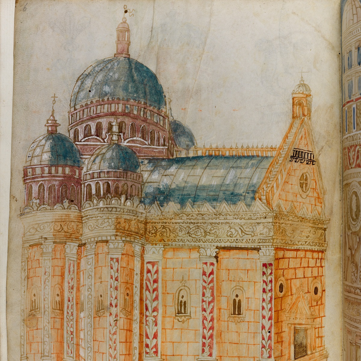 We adore the colours in these stunning Renaissance drawings! 😍🎨

These belong to a volume in the Soane collection known as the North Italian Album, which compiles designs for buildings, cityscapes, household objects and more, all dating from around 1500!