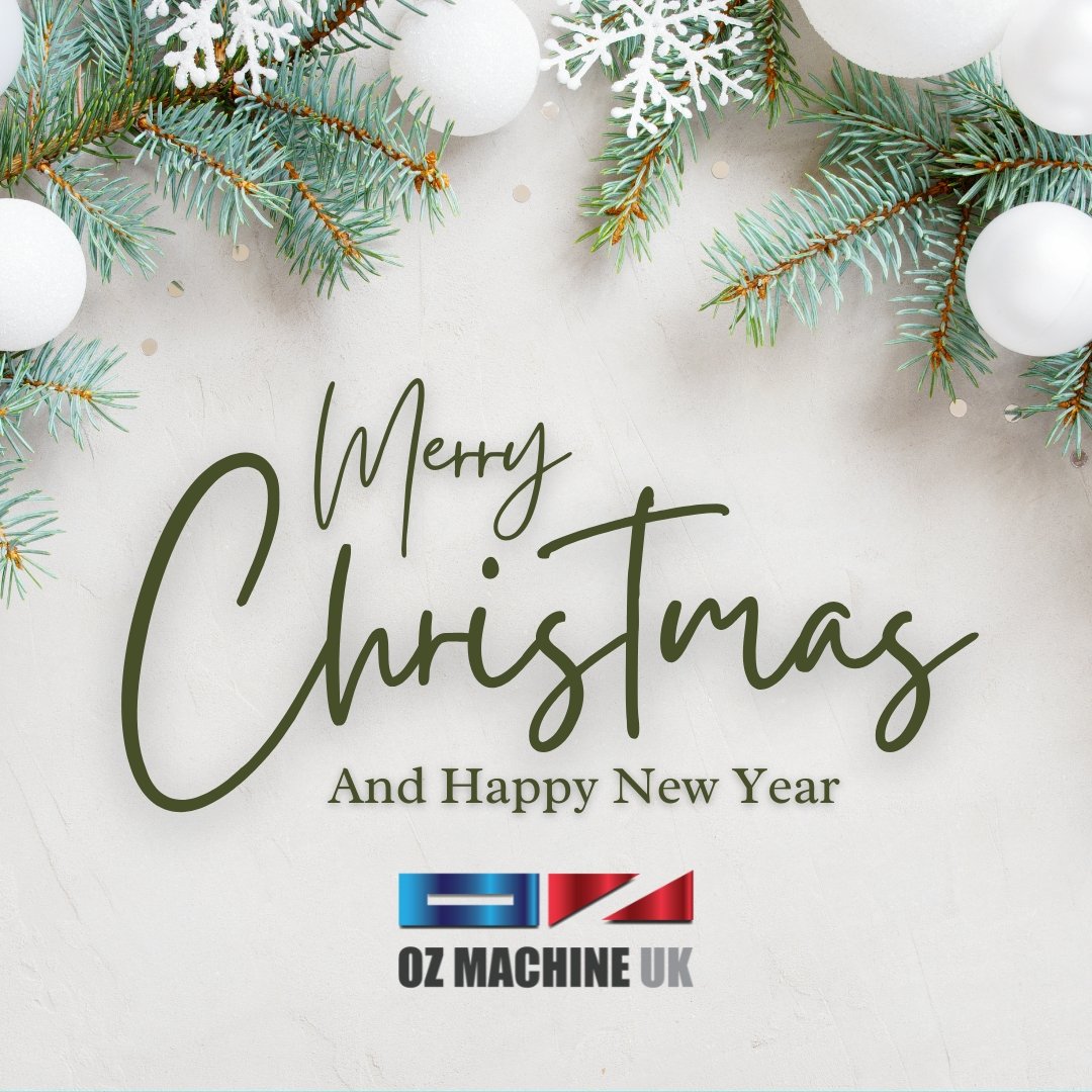 At OZ Machine UK, we are excited about the opportunity to collaborate with you in 2025. This holiday season, we wish you a Merry Christmas filled with joy and happiness, and a New Year that brings you new business opportunities and success.