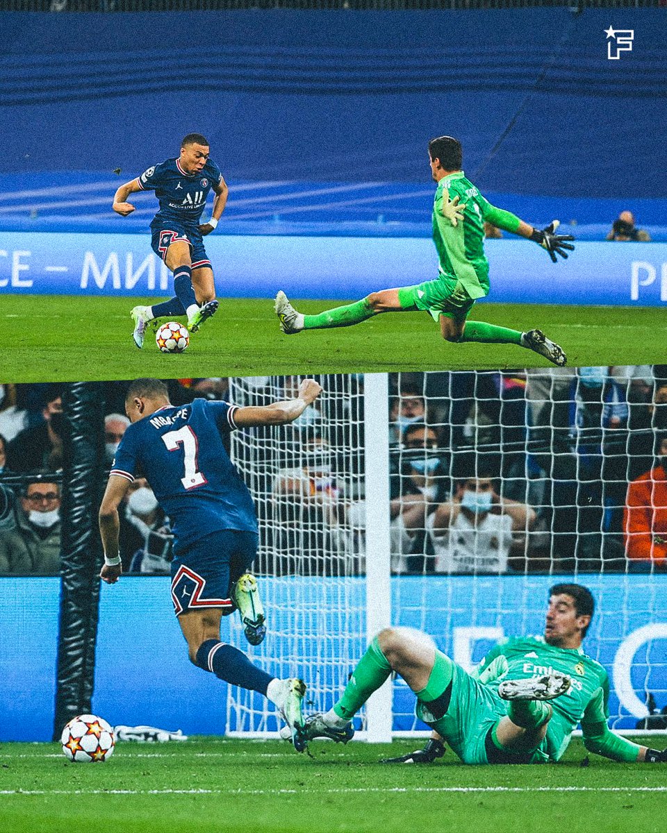 footmercato's tweet photo. Quel est le plus beau « presque but » que vous ayez vu ?

On commence : quand Kylian Mbappé avait humilié Thibaut Courtois au Santiago Bernabéu. 😮‍💨 https://t.co/fjSXNYCr8M
