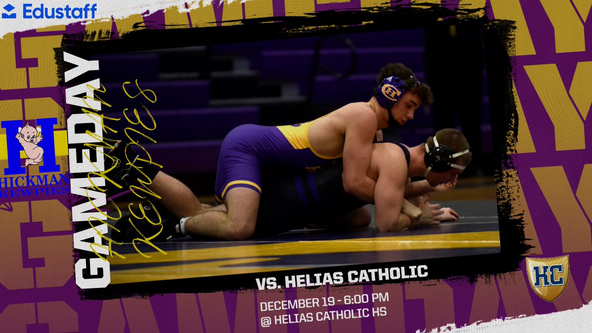 Good luck to Hickman Wrestling as they travel to take on Helias Catholic tonight!  Go Kewpies!
