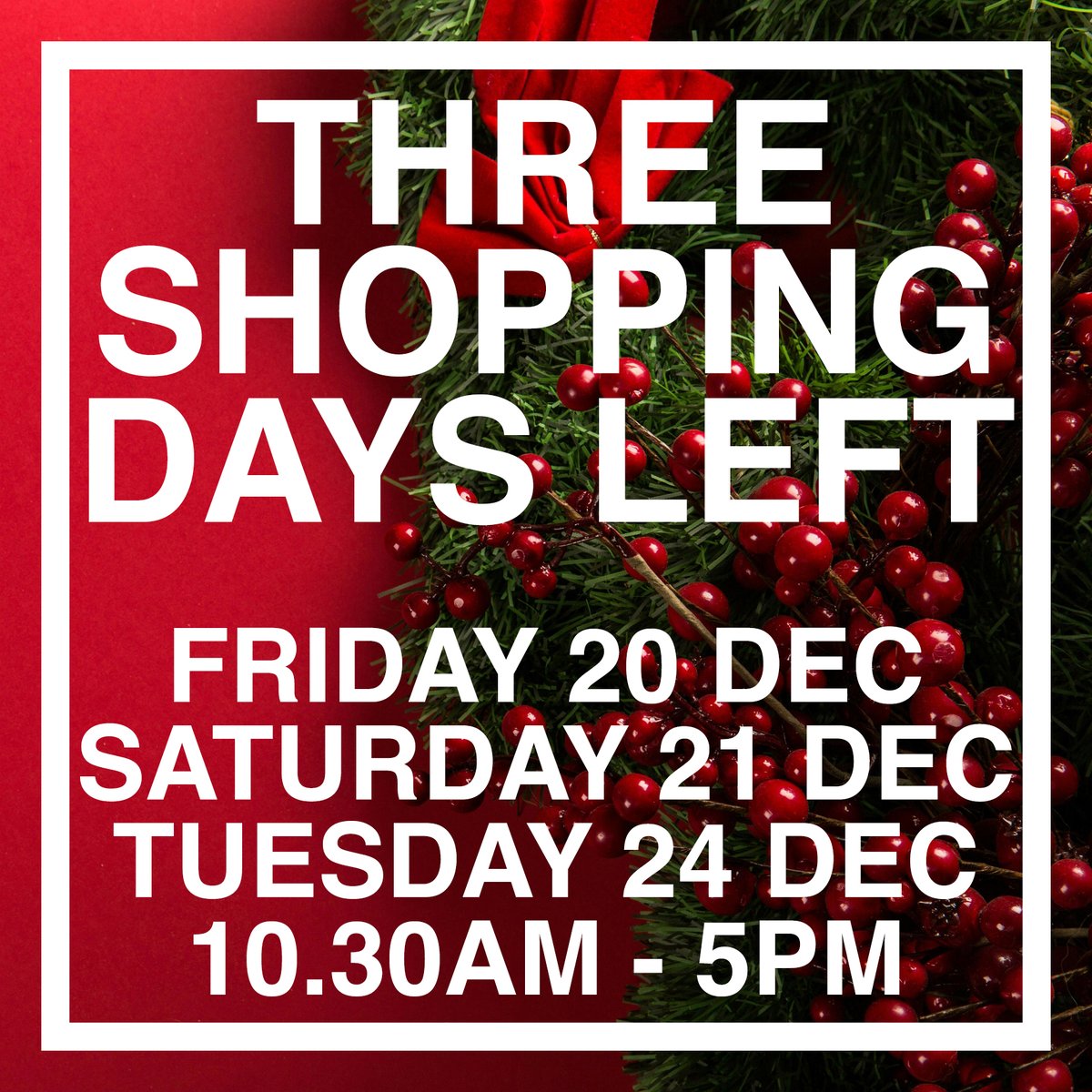 rbsagallery's tweet photo. There are only three days left to shop for the perfect Christmas gift here at the RBSA Gallery.

We will be open tomorrow, on Saturday, and on Christmas Eve so, if you're a last minute shopper, it's not too late!

#rbsagallery #christmas #christmasshopping #lastminute https://t.co/SnF4gvulxo