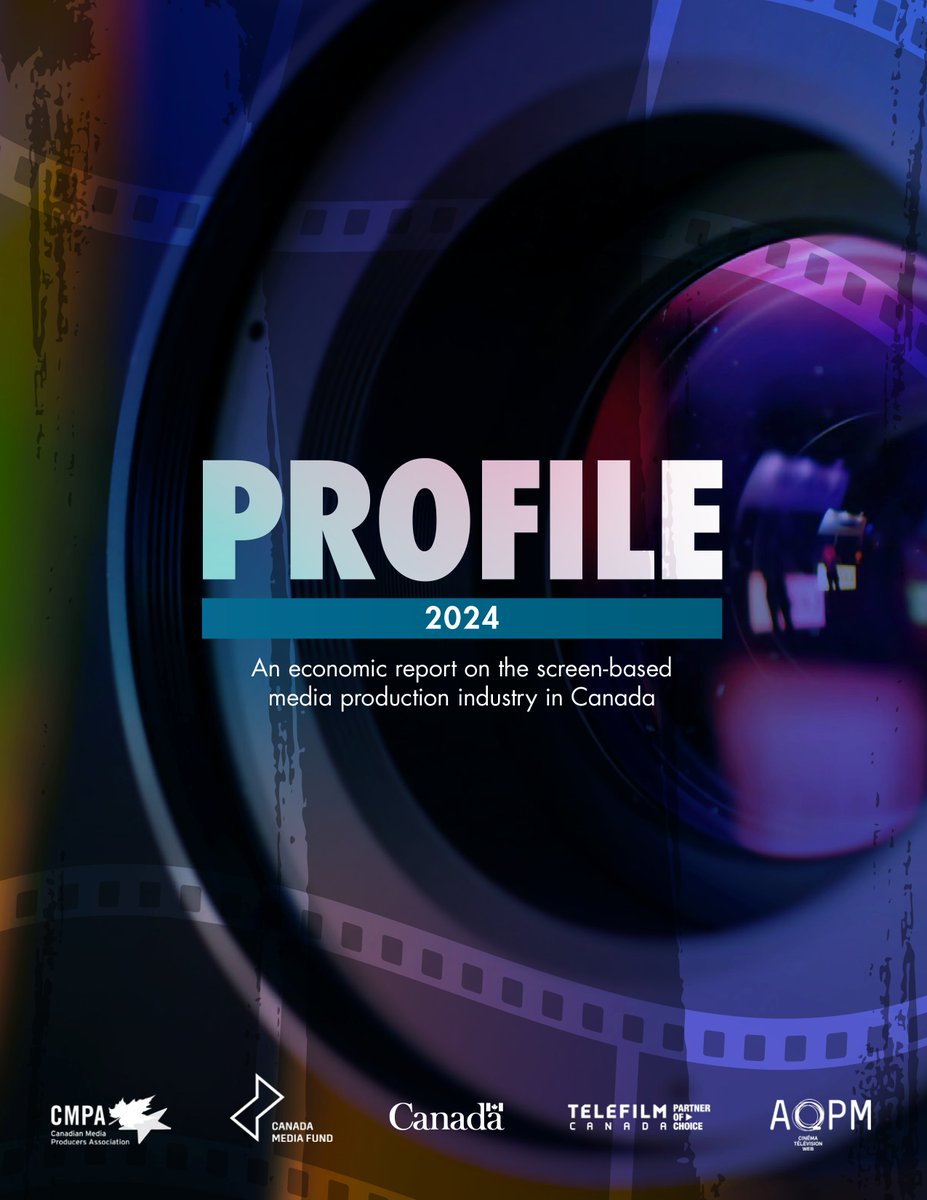 Profile 2024, an annual economic report on the screen-based media production industry in Canada, is now released. This year's report highlights a downturn in production volume, which is affecting the entire industry. Read more: cmpa.ca/pressreleases/…