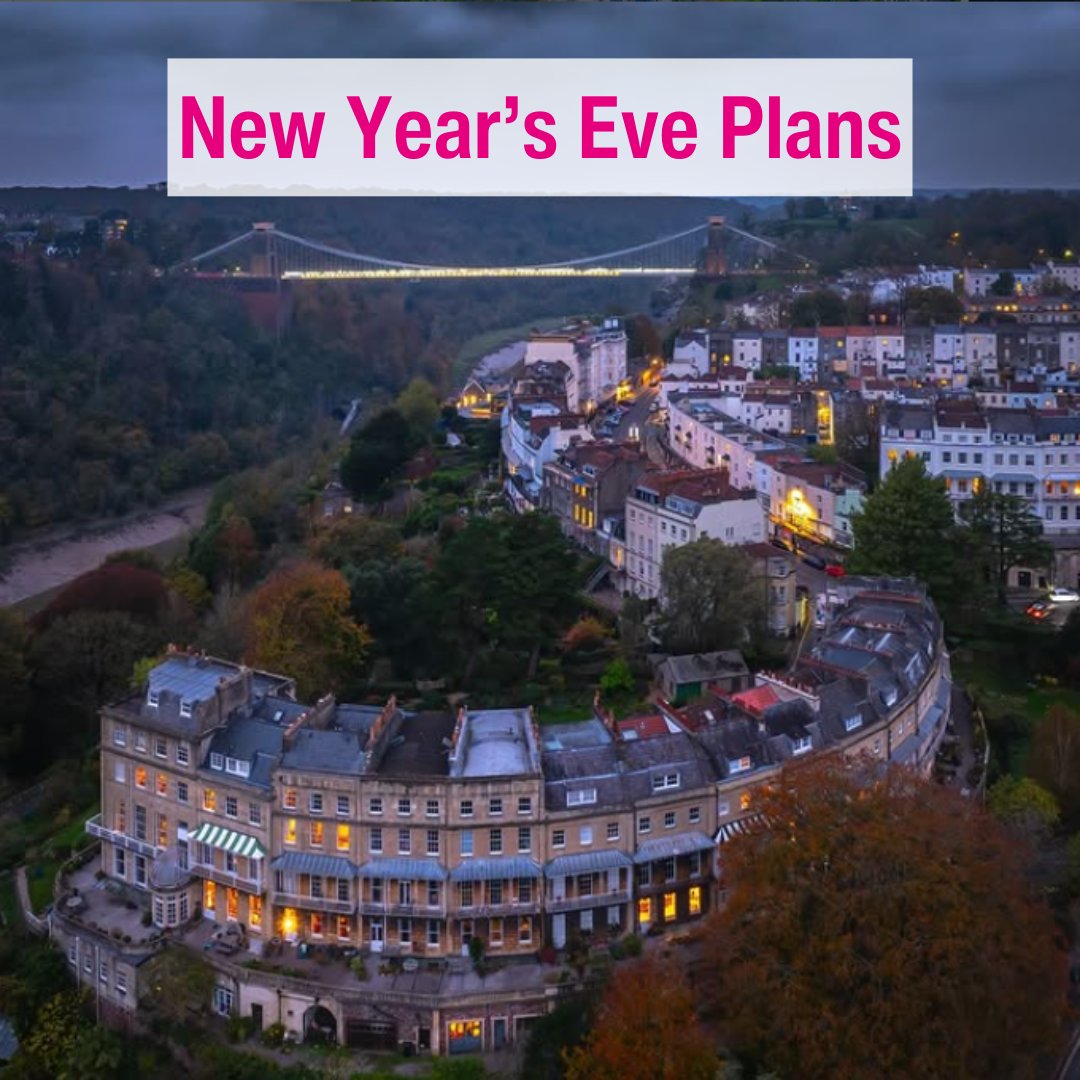 Our top last-minute New Year's Eve activities in Bristol:
⭐️Fireworks at the Harbourside
⭐️See a show at the Bristol Hippodrome
⭐️Head to a local Bar or Pub
⭐️Enjoy a night stroll on the Cifton Suspension Bridge

📷 @andymallinsphotography / IG
#Bristol #NYE #NewYearsEve #harbour