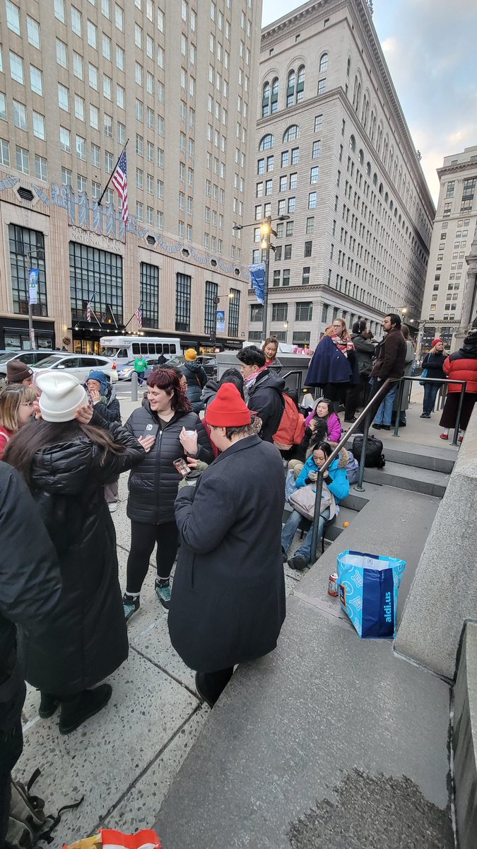 Our communities showed up bright and early to pack Philadelphia City Hall! 

You can use any entrance to get in and enter City Council chambers &amp; watch today's vote

#NoArena