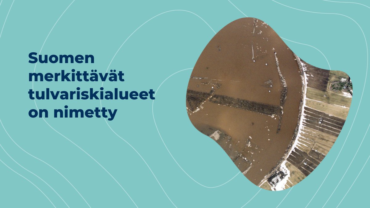 mmm_fi's tweet photo. Tänään nimettiin 18 aluetta, joilla tulvariskien arvioidaan olevan merkittäviä. Aiemmin nimetyistä alueista neljällä kriteerit eivät enää täyttyneet.

Positiivista kehitystä selittävät sekä onnistunut tulvariskien hallinta että lisääntynyt tieto.

Tiedote: https://t.co/CnUswck8K4 https://t.co/gc6976YBlh