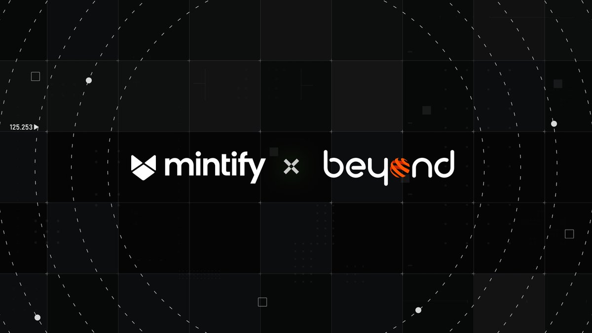 Mintify's tweet photo. 🟧 Mintify x Beyond

We take pride in delivering the best multichain experiences. As such, we're excited to integrate with @beyond__tech.

Traverse across Bitcoin L1 and 80+ of the largest chains, including Solana, Base, Arbitrum, and more, with Beyond—without leaving Mintify.