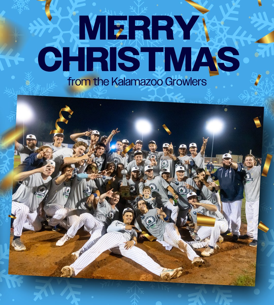 Merry Christmas from the 2x and reigning Northwoods League Champions 🎄

Wishing all of our fans a very safe and happy holiday season 🎁

The 2025 schedule release is on the horizon 🙂