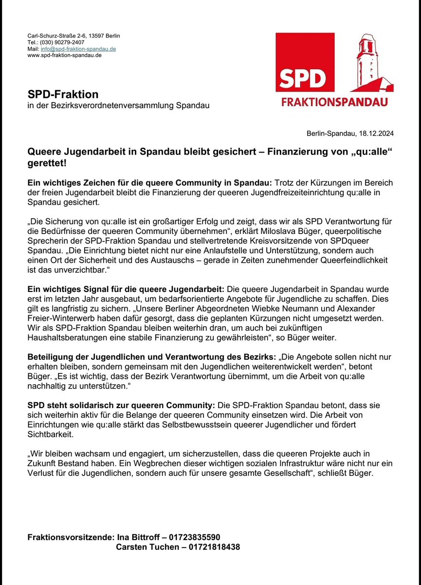 Der Nachtragshaushalt ist beschlossen - die Jugendzentren gerettet!