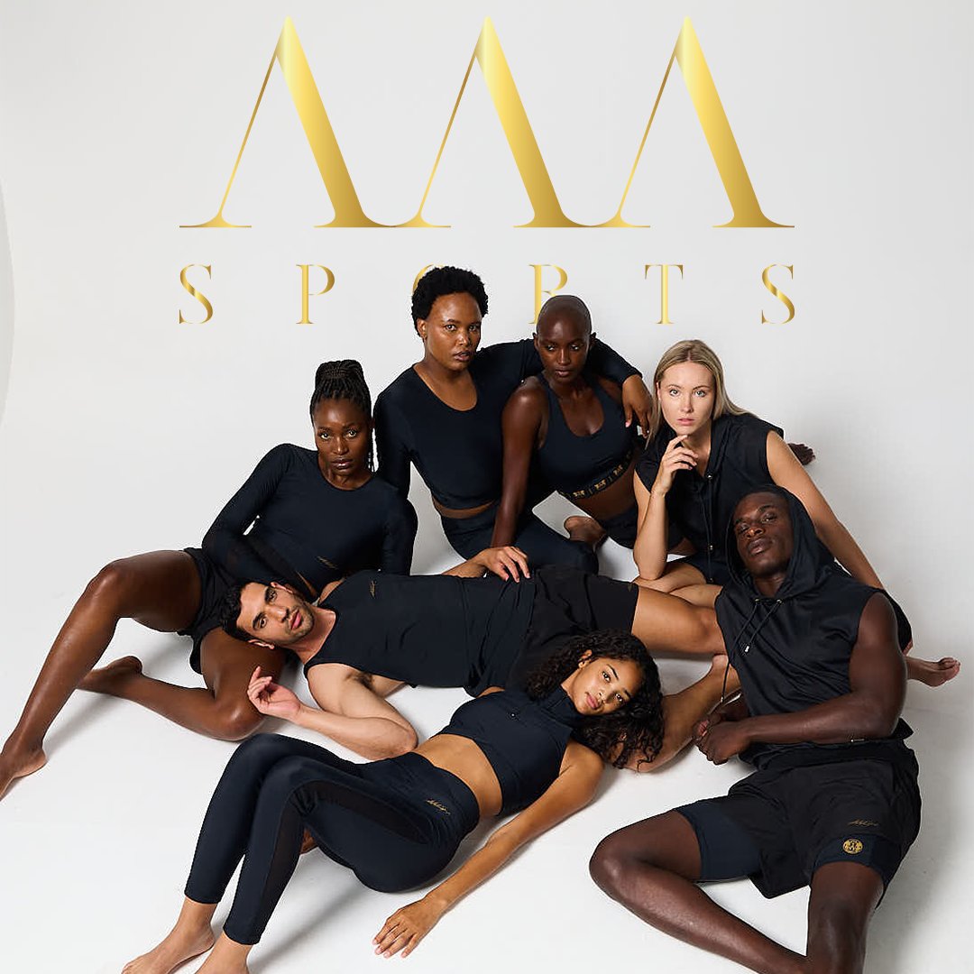 Embodying strength and sophistication.  AAA Sports merges bold black with luxurious gold.