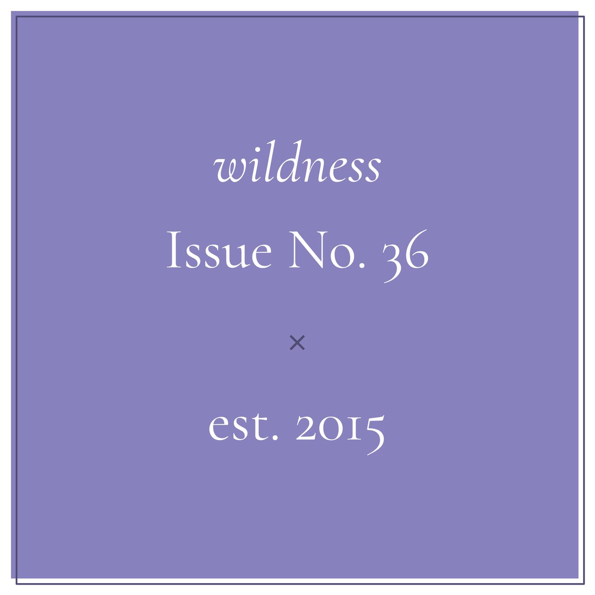 WILDNESS. a literary journal (@wildnessjournal) on Twitter photo Issue No. 36 of WILDNESS is out! βοΈ
π Featuring new work from <a href="/adedayo_agarau/">Adedayo Agarau</a>, @aishvaryaarora, Marina Burana, <a href="/deutschbitte/">Natalye</a>, Evelyn Gill, <a href="/sabzi_k/">Saba Keramati</a>, Diana Keren Lee, <a href="/ninacpelaez/">nina pelΓ‘ez</a>, Marta Regn, Vaneeza Sohail, @lauravogt_, and <a href="/beina_xu/">Beina Xu</a>.
readwildness.com/36 Issue No. 36 of WILDNESS is out! βοΈ
π Featuring new work from <a href="/adedayo_agarau/">Adedayo Agarau</a>, @aishvaryaarora, Marina Burana, <a href="/deutschbitte/">Natalye</a>, Evelyn Gill, <a href="/sabzi_k/">Saba Keramati</a>, Diana Keren Lee, <a href="/ninacpelaez/">nina pelΓ‘ez</a>, Marta Regn, Vaneeza Sohail, @lauravogt_, and <a href="/beina_xu/">Beina Xu</a>.
readwildness.com/36