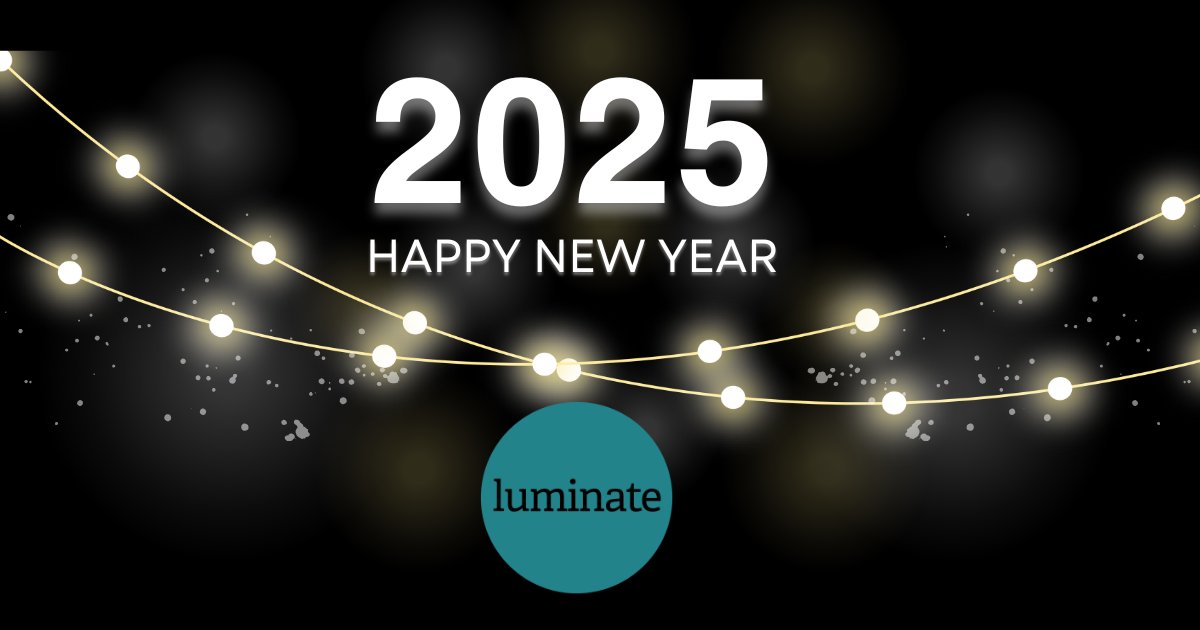 Wishing you a great year ahead, from everyone at Luminate.