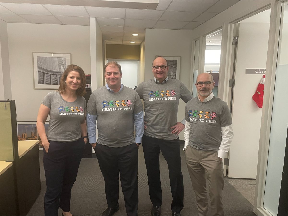 Pebblebrook (PEB) (@pebblebrookpeb) on Twitter photo A big shoutout to our <a href="/WestinMichAve/">Westin Michigan Ave</a> hotel team, who are looking super fly in their Grateful PEB shirts! A big shoutout to our <a href="/WestinMichAve/">Westin Michigan Ave</a> hotel team, who are looking super fly in their Grateful PEB shirts!