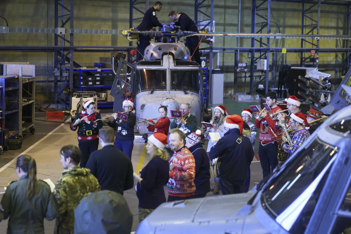 825 Naval Air Squadron (@825nas) on Twitter photo Christmas cheer sweeps through WMF as the <a href="/RNASYeovilton/">RNAS Yeovilton</a> volunteer band provided the music for 'hanger carols' ahead of Christmas leave! Merry Christmas to all from 825 NAS 🎅🤶🌲🎉 Christmas cheer sweeps through WMF as the <a href="/RNASYeovilton/">RNAS Yeovilton</a> volunteer band provided the music for 'hanger carols' ahead of Christmas leave! Merry Christmas to all from 825 NAS 🎅🤶🌲🎉