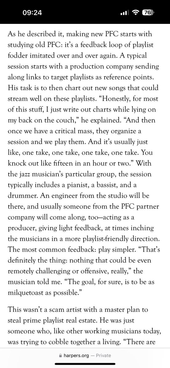 <a href="/JoeyQuits/">Joey La Neve DeFrancesco</a> “The goal, for sure, is to be as milquetoast as possible.” Absolutely wild