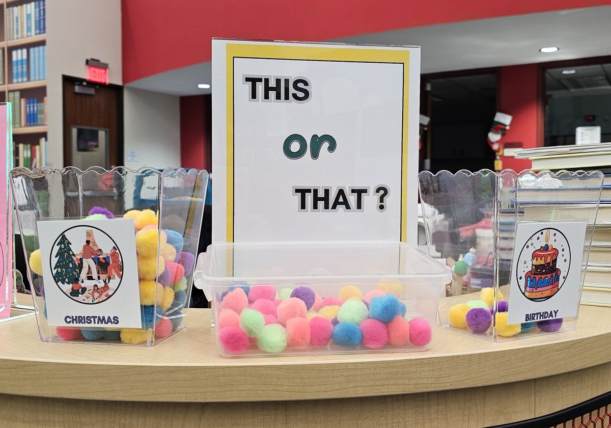 SneedESLibrary's tweet image. Christmas or Birthday? I chose birthday. #PassiveProgramming
@Aliefsneed @Alief_Libraries