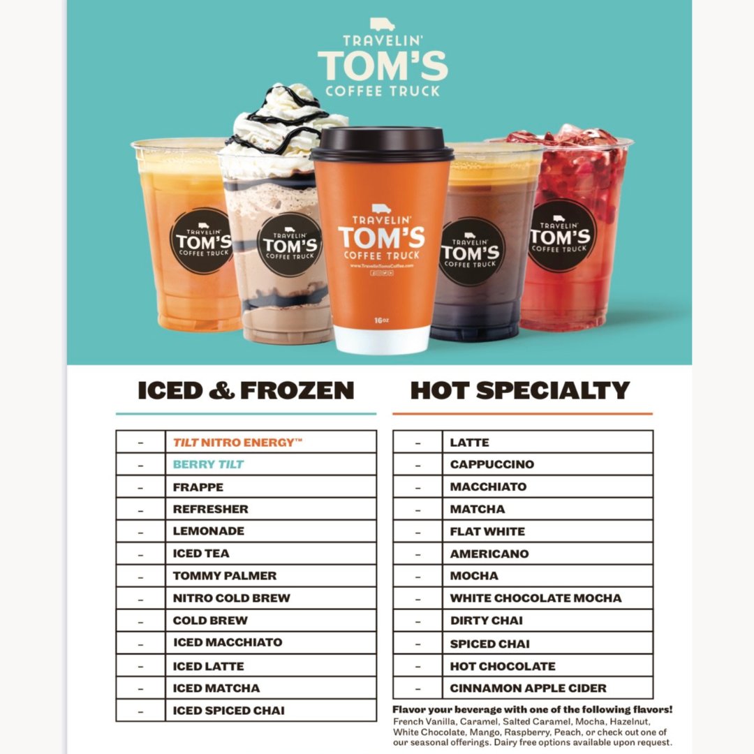 We're excited to announce that Travelin' Tom's Coffee Truck will be providing free drinks to all participants at The Christmas Eve 5k! Travelin' Tom's will be serving at the start area from 8:00 until 9:40 AM &amp; the finish area from 10:10 until 11:30 AM!
runsignup.com/christmaseve5k