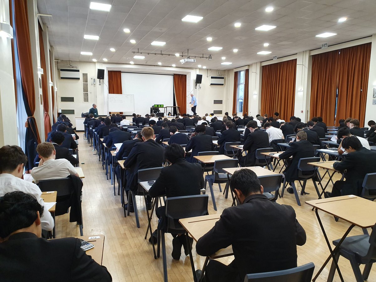 AlalHaque's tweet photo. And then it was all done.

A huge well-done to all our @shsrbk students who have either sat an intense two week PPE schedule (Y11 and 13), or a no less intense one week Exam Week schedule at the end of a long and taxing term. Spartans! You have done us proud 👏 
#resilience https://t.co/9sy9IHwLDa
