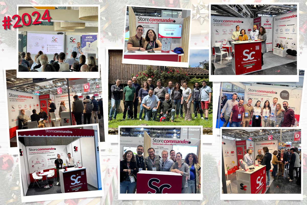 ✨🎄Retour sur une année exceptionnelle chez Store Commander ! 
2024 a été une année incroyable, pleine de moments forts, de projets passionnants et de réussites que nous avons vécus ensemble. 
Revivons ensemble les moments inoubliables qui ont marqué notre aventure !  🎄✨