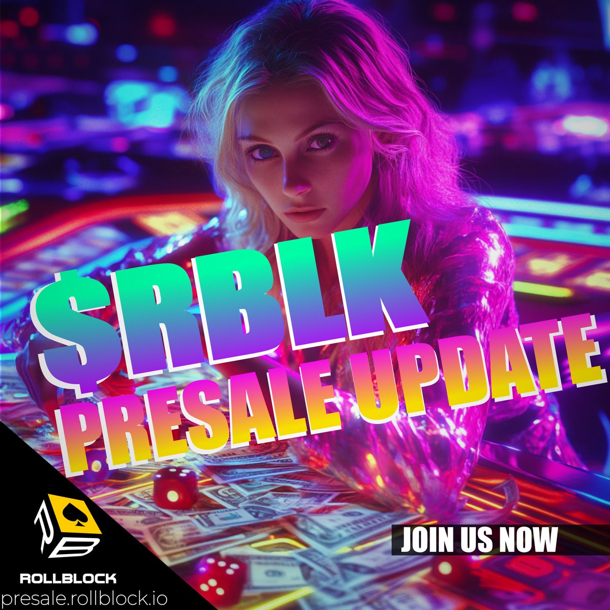 🚨 MASSIVE ROLLBLOCK UPDATE! 🚀

2024 has been WILD, Rollblock rebels! Let's break it down:
✅ Casino deposits and sign-ups through the roof!
✅ Sports Betting successfully launched
✅ New Gaming License secured

But 2025? We're turning up the heat even MORE! 🔥

📈 PRESALE PRICE