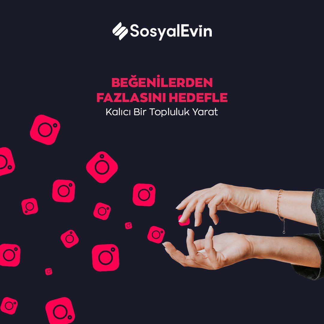 Hedefin hep daha fazlası olsun. Sosyal medyada güçlü bir topluluk oluştur. 🎯