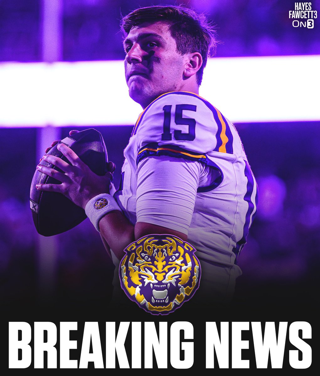 BREAKING: LSU QB AJ Swann has signed the papers necessary to enter the Transfer Portal, he tells <a href="/on3sports/">On3</a>

The 6’3 215 QB will have 2 years of eligibility remaining 

Swann will be with LSU for the Bowl Game as well 

on3.com/transfer-porta…