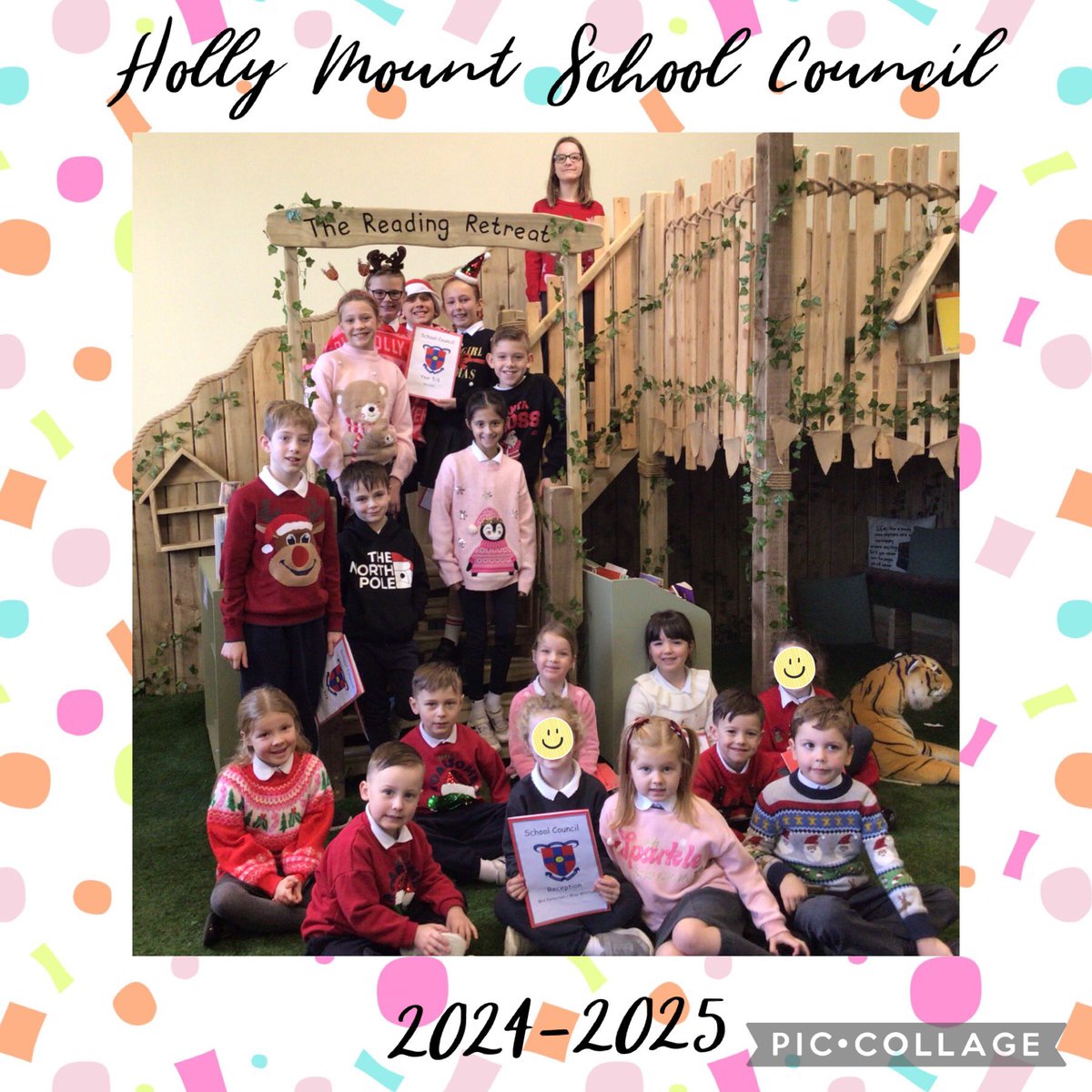 Take a look at our fabulous new school councillors this year! 🤩 Today we met to discuss how we can make our wonderful school even better. We have lots of exciting ideas planned for the new year. Watch this space… 👀 <a href="/Hollymountbury/">Holly Mount RC Primary</a>  #pupilvoice
