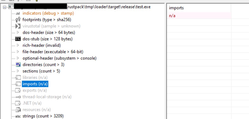MSecOps's tweet image. The next version of #RustPack will not expose any of it's used imports anymore 🔥🔥🔥
Instead, there will be random friendly looking imports for each payload. Only if the operators really want to they can still go for zero imports. Just because it's possible.🙂