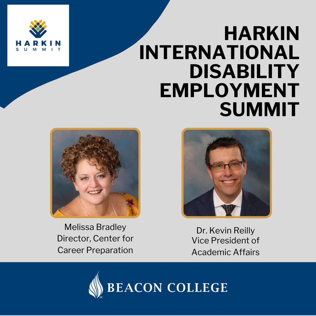 Beacon College (@beacon_college) on Twitter photo Today, Melissa Bradley, director of the center for career preparation, and Dr. Kevin Reilly, vp of academic affairs, presented a session about Next Gen AI: Training for Key Supervisors with our friends at BranchED at the prestigious <a href="/HarkinSummit/">Harkin Summit</a> Today, Melissa Bradley, director of the center for career preparation, and Dr. Kevin Reilly, vp of academic affairs, presented a session about Next Gen AI: Training for Key Supervisors with our friends at BranchED at the prestigious <a href="/HarkinSummit/">Harkin Summit</a>