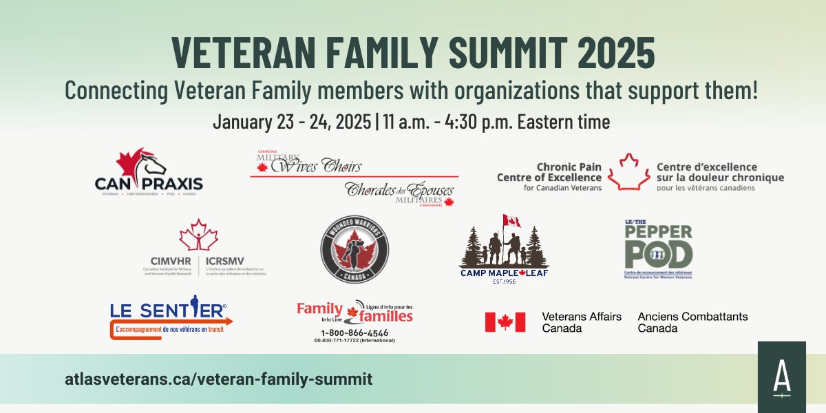 atlasveteransca's tweet photo. Join the online #VeteranFamilySummit for a full conference experience from any location! Visit the virtual resource booths and meet organizations that support Veteran Families. Connect, ask questions and win prizes! Register for the summit today: https://t.co/G5FHcv5udq https://t.co/ke8p7S0Ulj