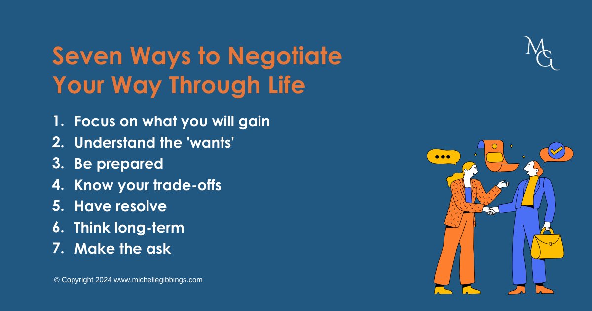When you fail to negotiate at work, you’ll find yourself agreeing to things you don’t want to do, potentially getting paid less than you are worth, and not setting effective workplace boundaries. Here are seven tips to consider #careers #leaders #negotiation