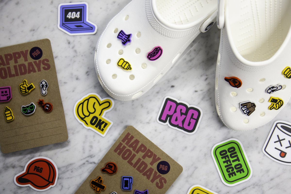 When a Slack convo ends with: “Let’s buy a 3D printer and make custom Croc Jibbitz for our clients.”

Cut to: “We’ve made a terrible mistake.”

3 weeks of 3D printing, hundreds of failed experiments and 1,000 Jibbitz later, and this is the 2024 Pound &amp; Grain Holiday Gift.