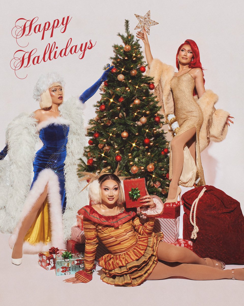 Have a Hally Jolly Christmas 🎄 Happy Hallidays from <a href="/auntycherrychan/">🍒 Aunty Chan 🍒</a> <a href="/SqueakyBanks/">SQUEAKY C. BANKS</a> &amp; I 💋