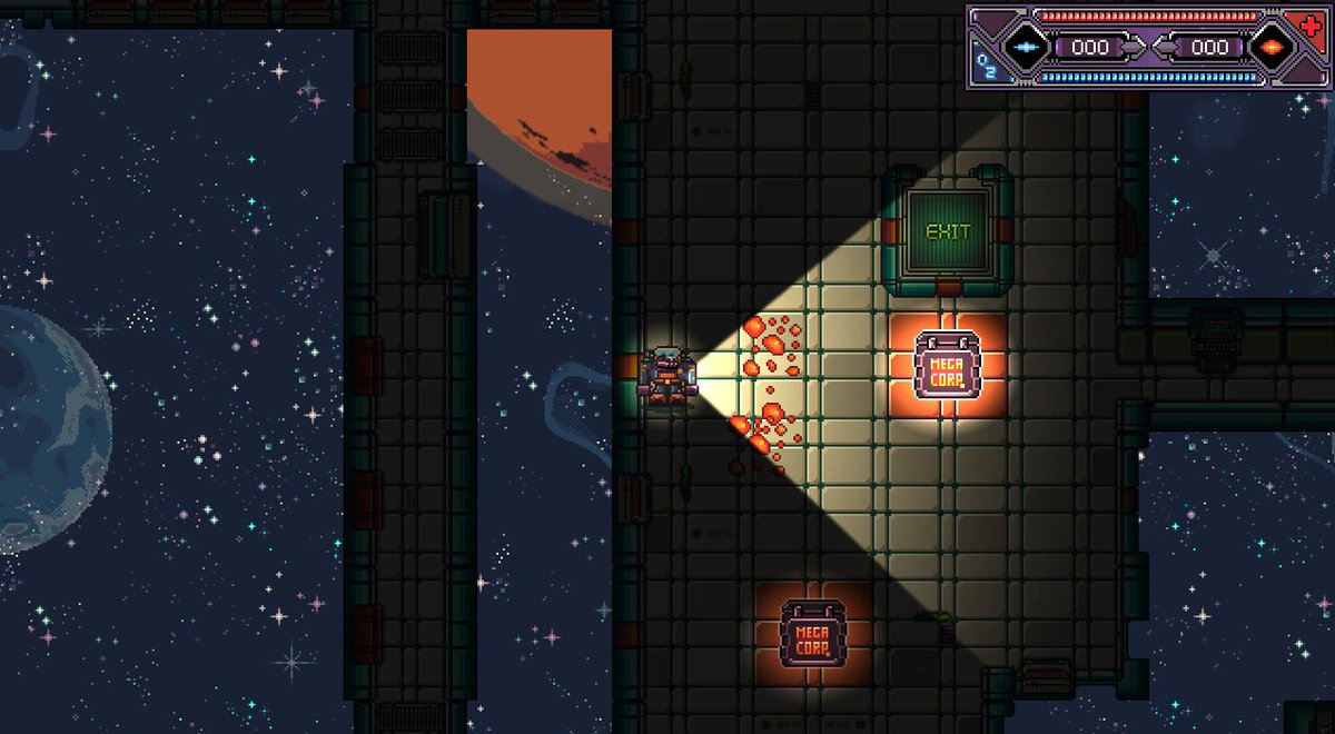 Testing the spawn of loot boxes and exit points #gamedev #indiedev #gamedesign #indiegames #indiegamedev #indiegame #gamedevelopment #gaming #aseprite