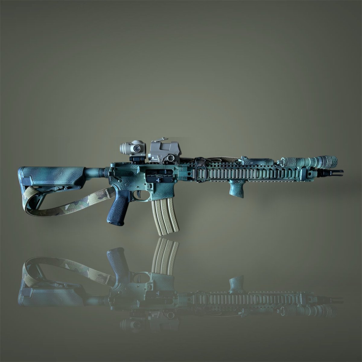 DCFGuns's tweet image. #buildoftheday #rifle #dcf #bfg