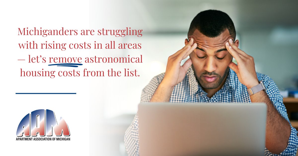 ApartmentsofMI's tweet image. Housing affordability is about supply. When demand outpaces available units, costs skyrocket—hurting renters, homeowners, and housing providers alike. AAM is advocating for practical policies that increase housing availability and keep Michigan moving forward.