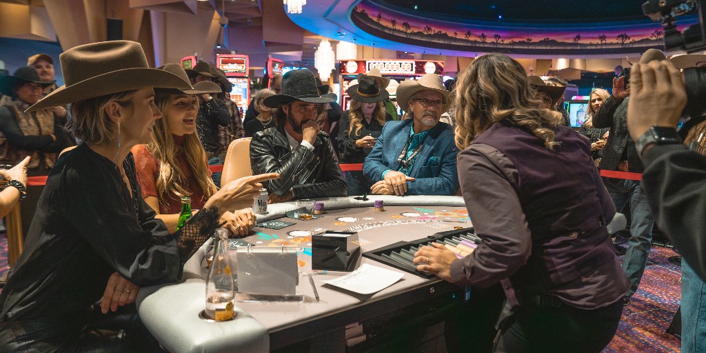 MoheganLV's tweet photo. The 2024 NFR Charity Blackjack Tournament at Mohegan Casino Las Vegas was held Saturday, December 7th, and included invited celebrities, NFR contestants, and other special guests who competed for a cause! After the tournament, Mohegan Casino Las Vegas presented donations to four incredible charities including Western Sports Foundation, @UWSN, @OppVillageLV, and Shields and Stripes! 🤩🏆 For more photos, visit https://t.co/pDHCXmGm7i