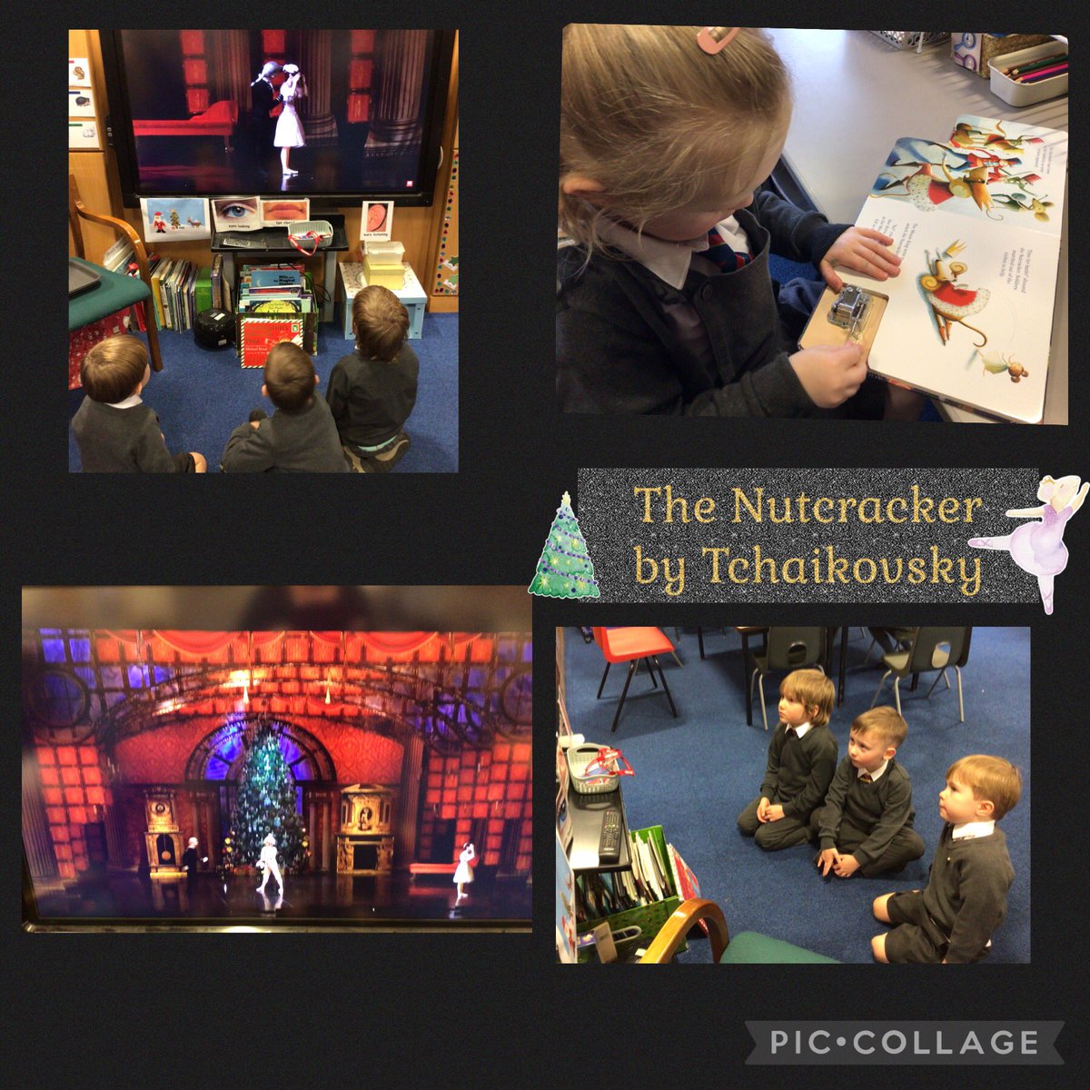 MrsPattersonC's tweet photo. After our musical Nativity, we have studied the composer Tchaikovsky and his music for the ballet ‘The Nutcracker.’ Thank you parents for your generous gifts and kind words… we are truly overwhelmed!❤️ Have a wonderful Christmas with your amazing superstars!🤩🎄@Hollymountbury https://t.co/Z6JGwxu62A