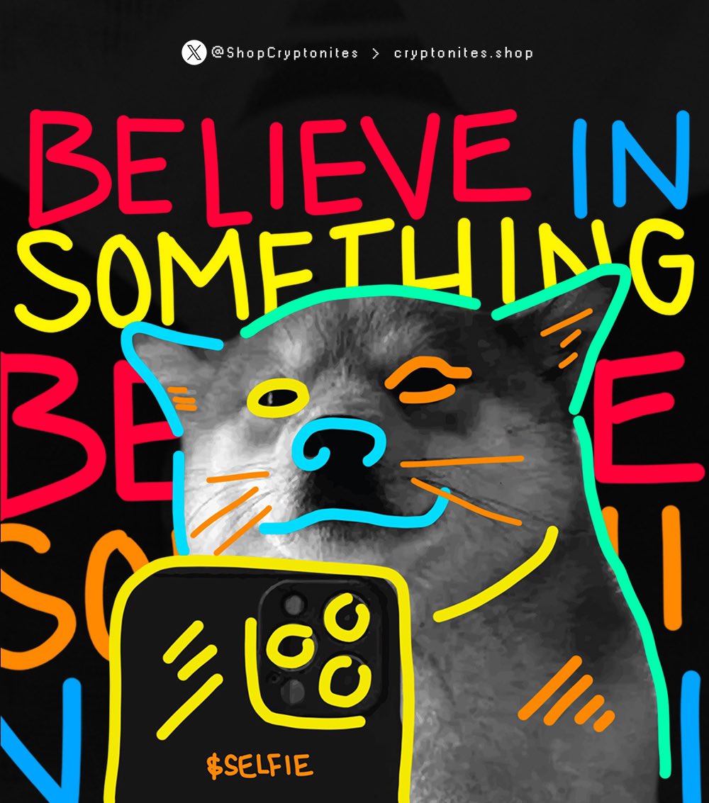 ShopCryptonites's tweet photo. @Nick40772223 In $Selfie we believe https://t.co/lMVAW4xE9p