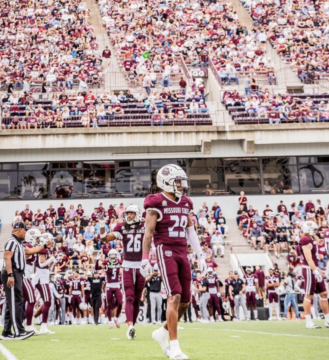 I will be entering my name in the transfer portal today with 2 years of eligibility remaining. Thank you Missouri State!!
