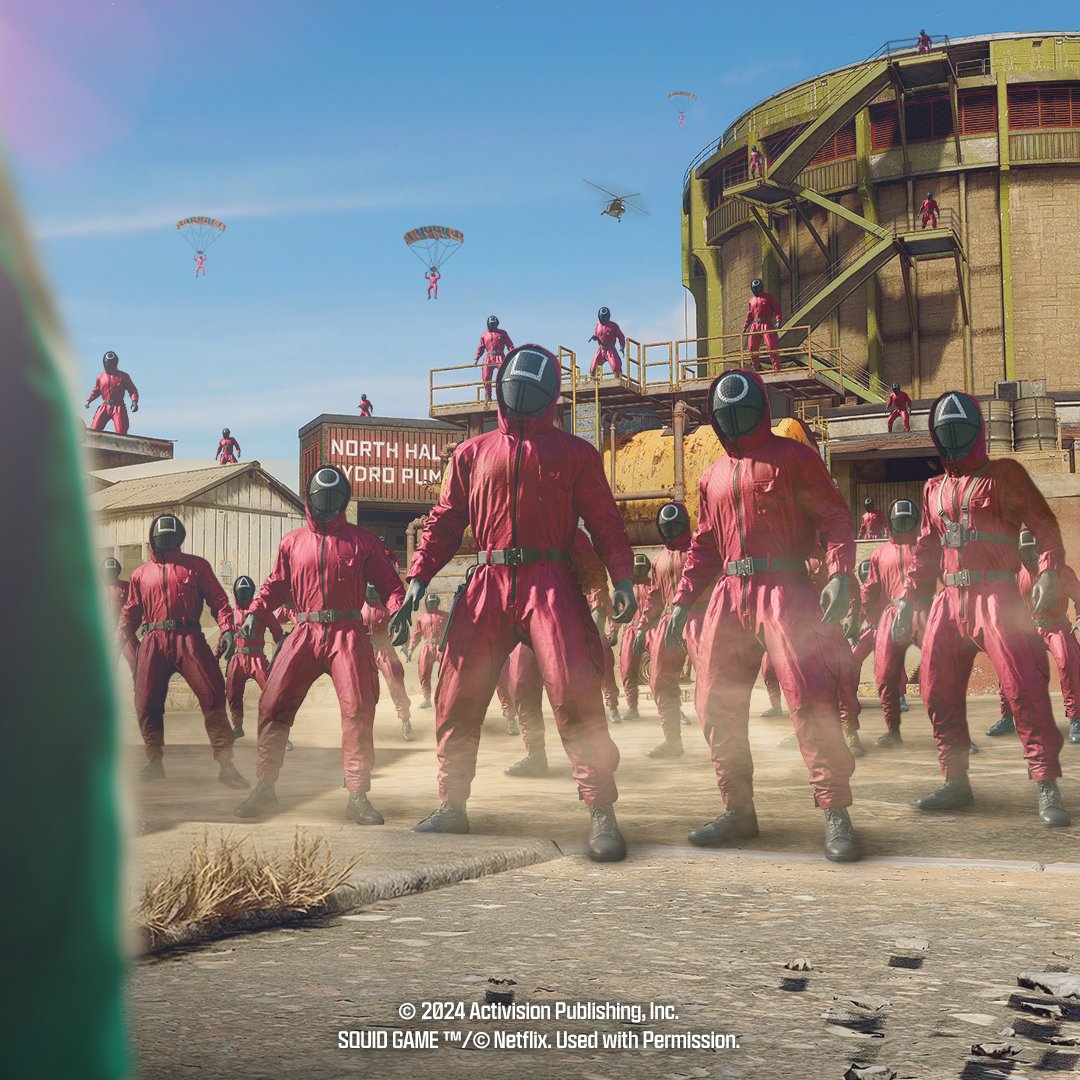 Looks like things are about to get real squidgy in Call of Duty🦑🔥 New teaser just dropped for the Squid Game x CoD collab coming in January #SquidGame #CallOfDuty