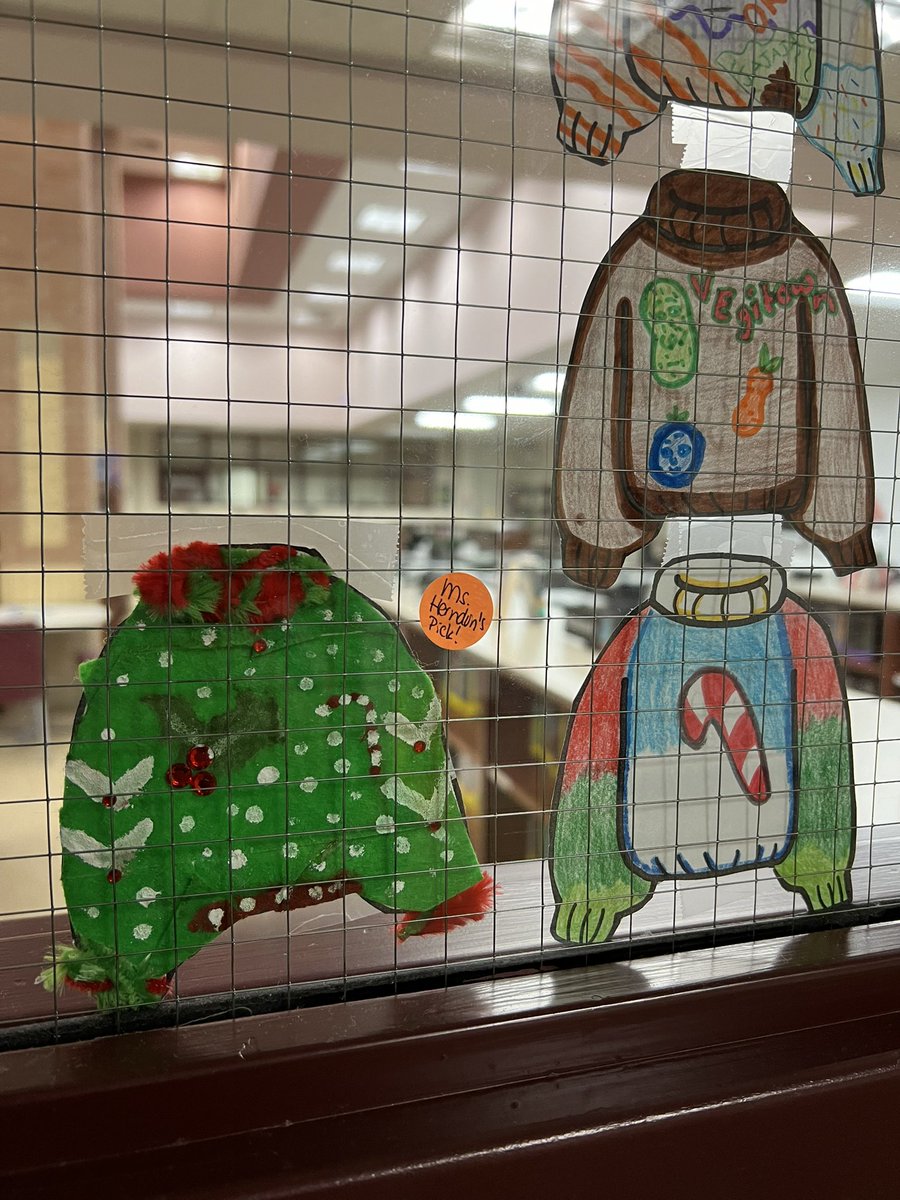 So many creative entries in our ugly sweater coloring contest! Congrats to our winners! #connectatbeck <a href="/katy_libraries/">Katy ISD Libraries</a> <a href="/BeckJuniorHigh/">Beck Junior High</a> #katylibraries #funinthelibrary