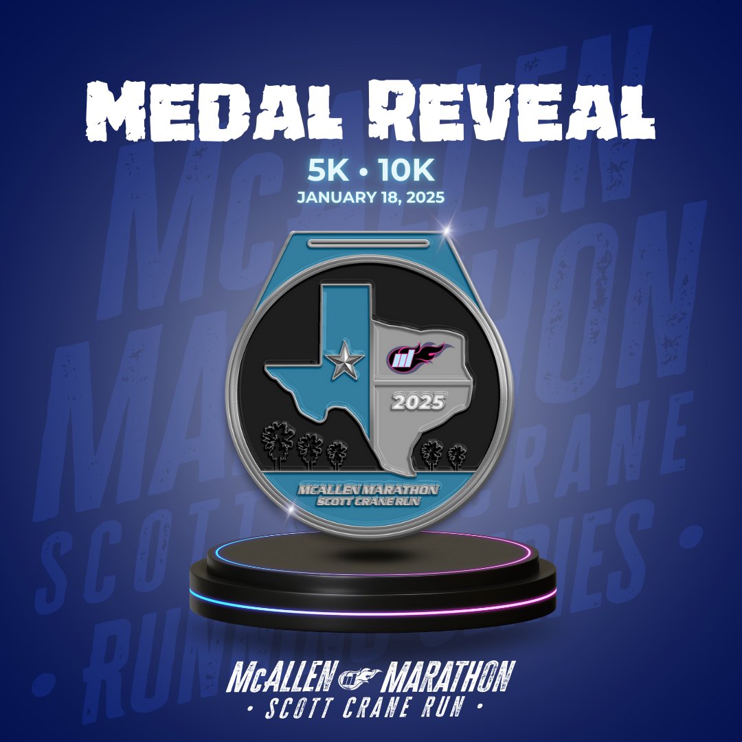 Look what Santa just delivered - an exclusive sneak peek at our McAllen Marathon medals!🎅

Ready to sparkle your way to the finish line? Join us January and let's run McAllen!🏃‍♀️🏃‍♂️

#McAllenMarathon #McAllenParks #RunMcAllen