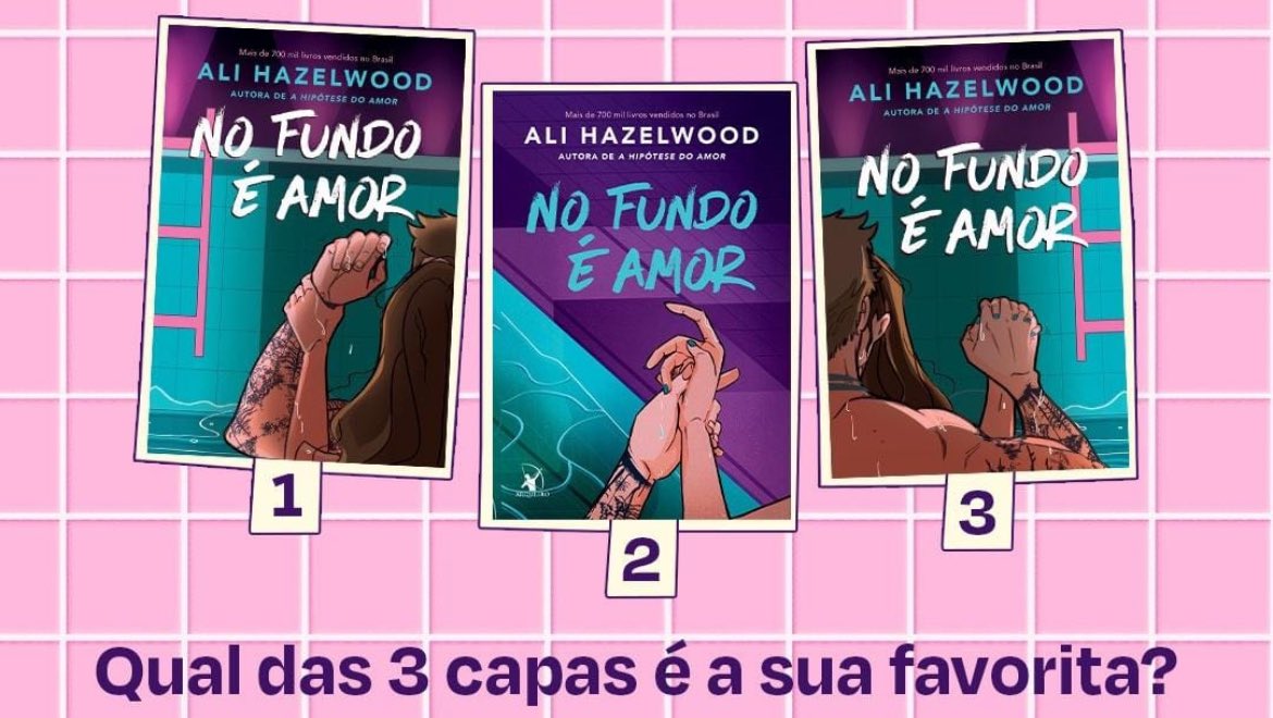 litteraverso's tweet photo. LEITORIS DE ALI HAZELWOOD 🫦

A @editoraarqueiro quer saber qual capa de “Deep End” vocês escolhem! Votem na rede ao lado.

“No fundo é amor” será o título brasileiro. https://t.co/NR13emQyvP