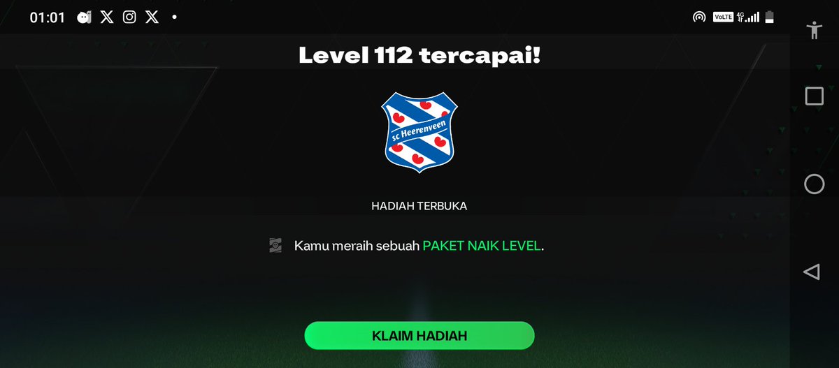 azizikusuma's tweet photo. #hadiahnaiklevel #parah @EASFCMOBILE https://t.co/QkKQfvelB4