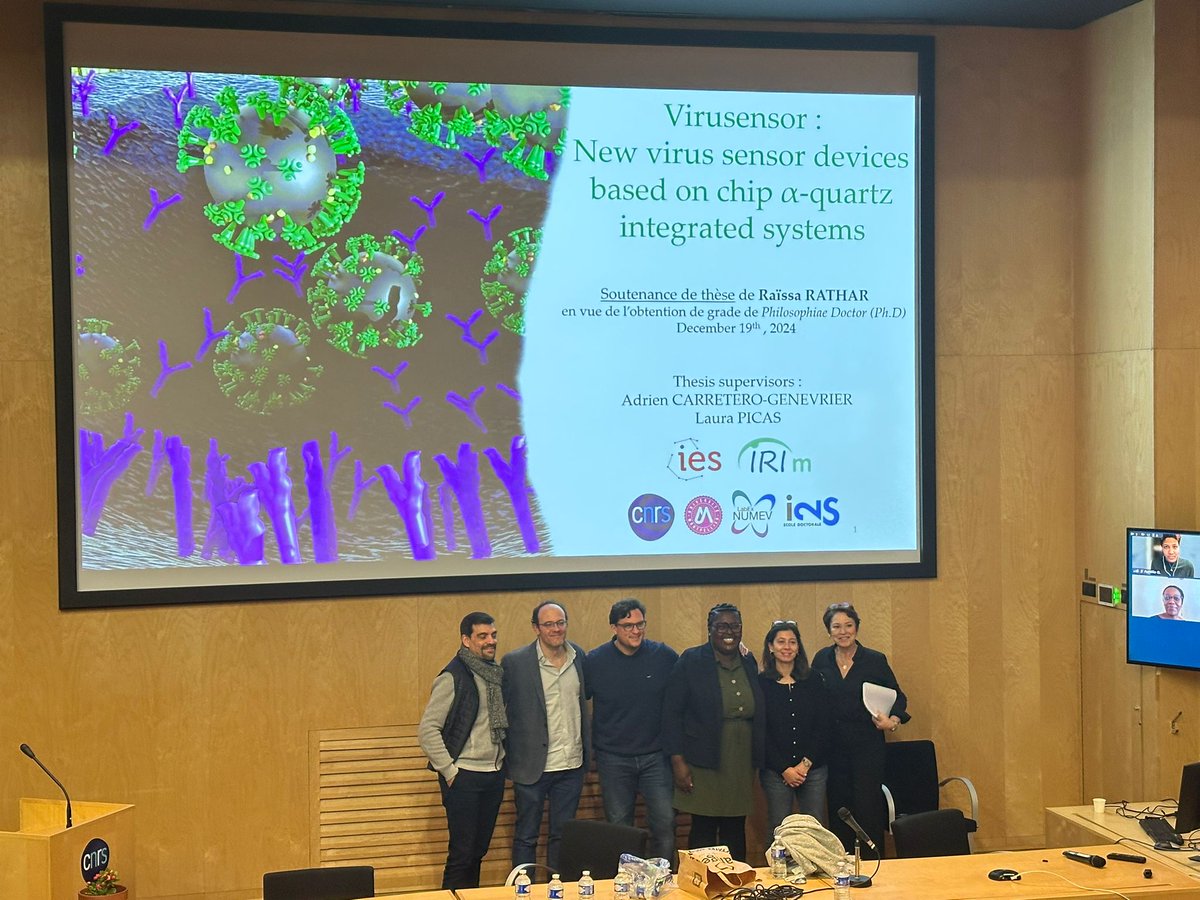 Congratulations Raissa Rathar on a fabulous thesis defence! We have enjoyed working with you and your multidisciplinary work has established good pillars in the team for the future development of new virus sensors.
We will miss you! Best of luck in your new adventure!